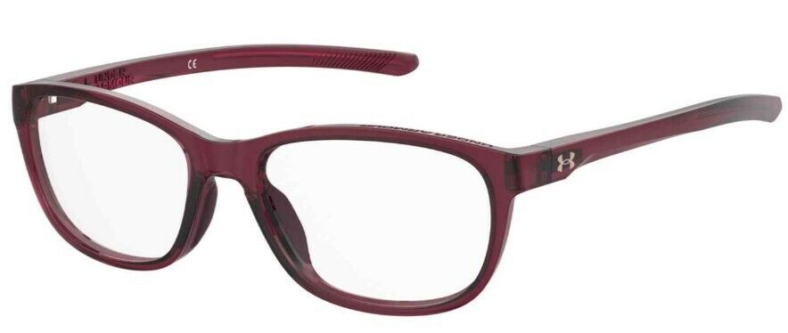 Under Armour Ua 5025 06VQ/00 Crystal Red Square Full-Rim Women's Eyeglasses