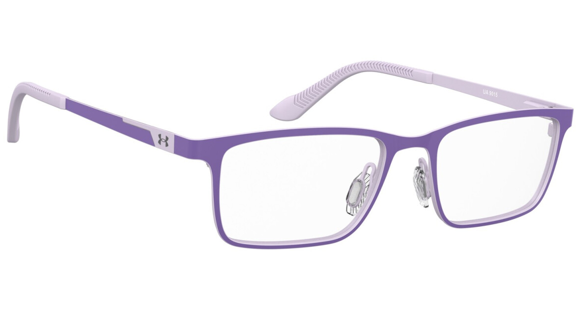 Under Armour UA 9015 6WY Violet multicolor Rectangular Junior Boy's Eyeglasses