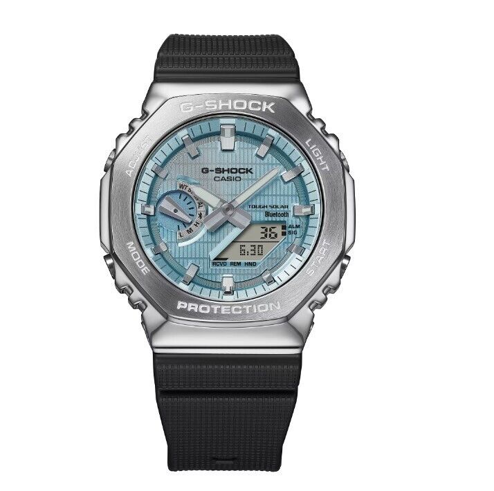 Casio G-Shock G-steel Tough Solar Bluetooth Blue Dial Watch GBM2100A-1A2