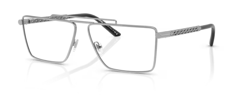 Versace 0VE1295 1001 Gunmetal 57mm Rectangular Men's Eyeglasses