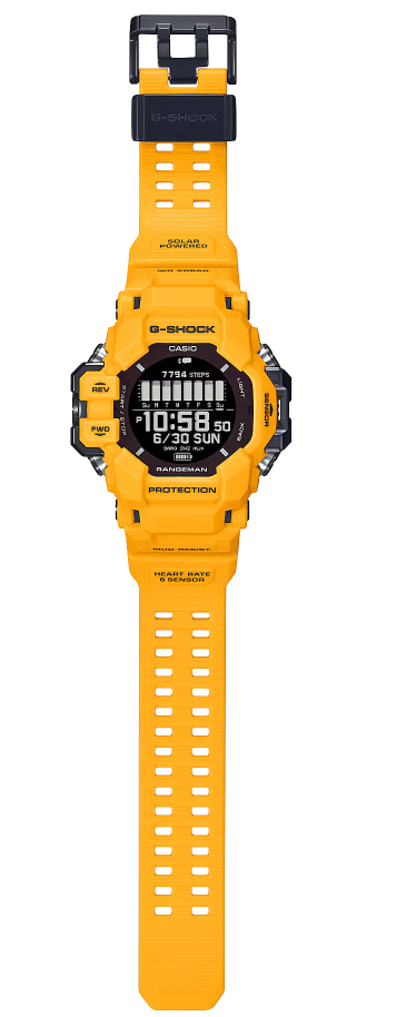 Casio G-Shock MASTER OF G-LAND RANGEMAN Yellow Dial Men's Watch GPRH1000-9