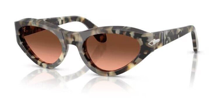 Persol 0PO0052S 1071A5 Brown Tortoise/Pink Gradient Brown CatEye Women Sunglases