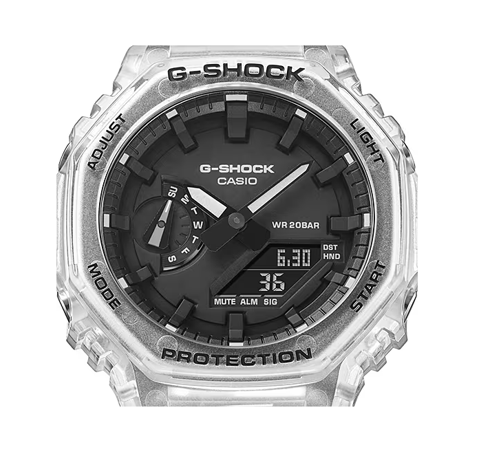 Casio G Shock GA-2100 Series Analog Digital Black Dial Men's Watch GA2100SKE-7A