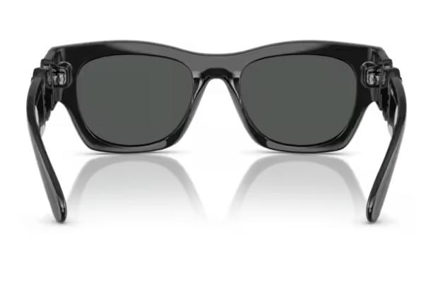 Versace 0VE4479U 536087 Black/Dark Grey Soft Square Men's Sunglasses