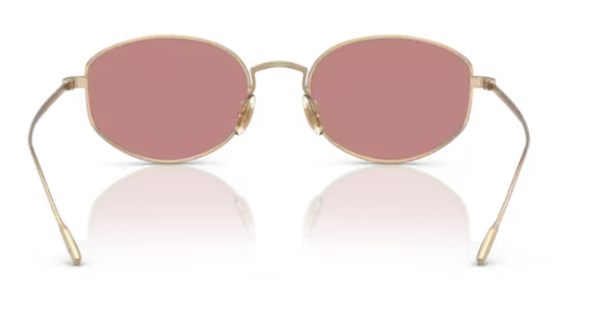 Oliver Peoples 0OV1347ST Estra 50353E Soft Gold Magenta Round Men's Sunglasses