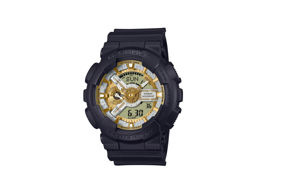 Casio G-Shock Analog Digital GA-110 Series Gold Dial  Watch GA110CD-1A9