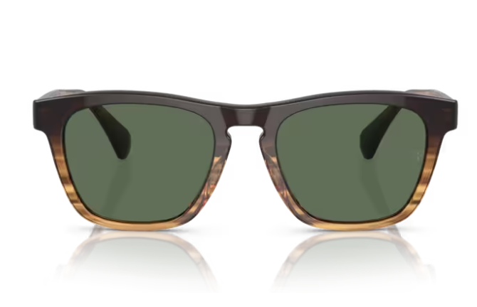 Oliver Peoples OV5555SU R-3 13929A Cortado/Green Polarized 54mm Men's Sunglasses