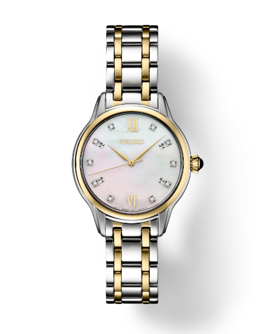 Seiko Diamond Collection Mother-of-pearl Dial Women's Watch SRZ540