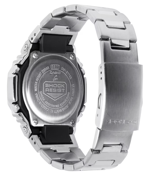 Casio G-Shock G-STEEL 2100 Series Silver Dial/Steel Men's Watch GM2110D-4A