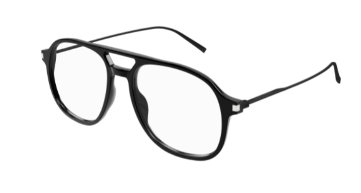 Saint Laurent SL 626 001 Black Square Men's Eyeglasses