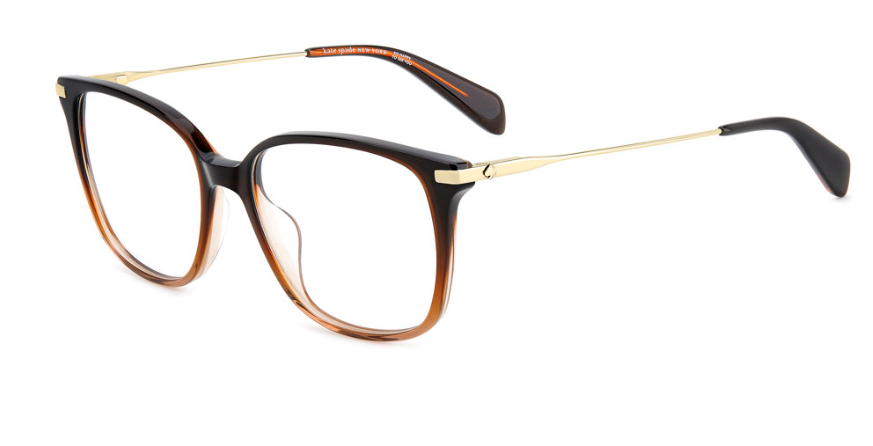 Kate Spade SHIANNE/G 09Q Brown Square Women's Eyeglasses