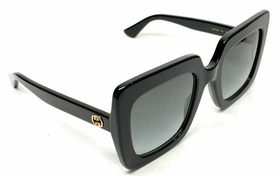 GUCCI GG0328S 001 Square Black Grey Gradient Oversized Women's Sunglasses