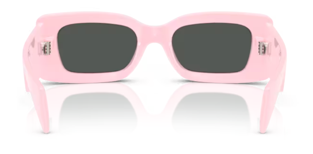 Versace 0VE4474U 548587 Pink/Dark Grey Rectangular Men's Sunglasses