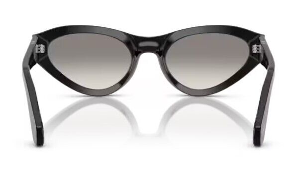 Persol 0PO0052S 95/32 Black/Clear Gradient Grey Cat Eye Women Sunglasses