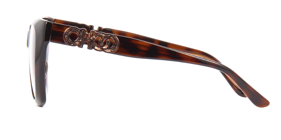 Jimmy Choo RIKKI/G/S 086HA Havana/Brown Gradient Cat Eye Women's Sunglasses