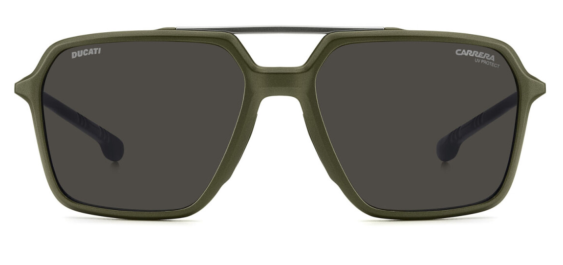 Carrera Ducati Carduc 042/S TBO 2K MilitaryGreen/Grey Rectangle Men's Sunglasses