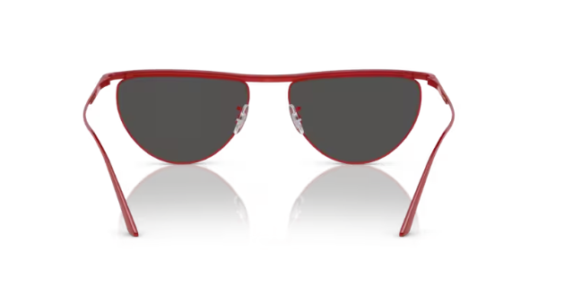 Oliver Peoples 0OV1342S 1984c 553487 Red/Grey Oval Women's Sunglasses