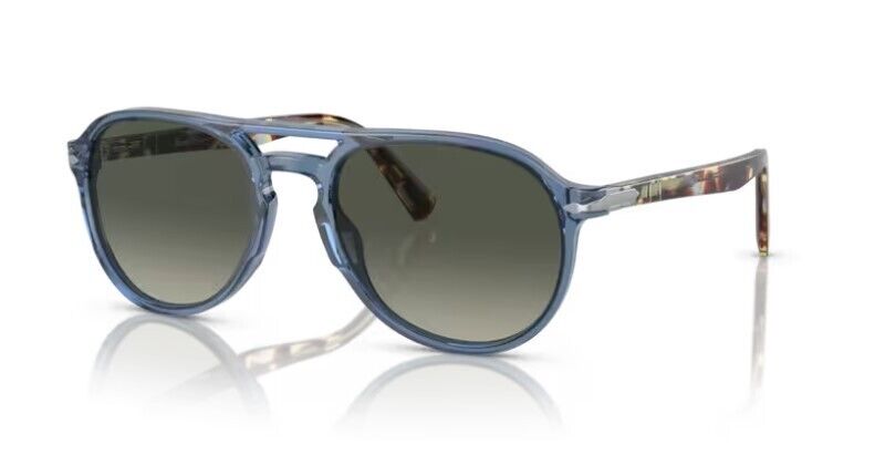 Persol 0PO3235S 120271 Transparent Navy/Grey Gradient Oval 55mm Men's Sunglasses