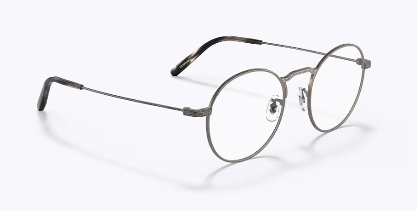 Oliver Peoples OV1282T 5289 Weslie Antique Grey Round Men's Eyeglasses