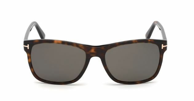 Tom Ford FT 0698 Giulio 52D Dark Havana/Gray Polarized Sunglasses