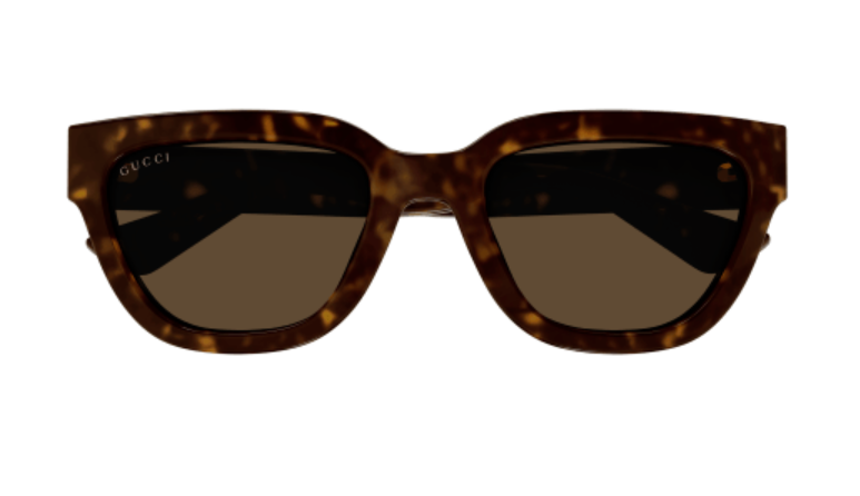 Gucci GG1578S 002 Havana/Brown Cat Eye Women's Sunglasses