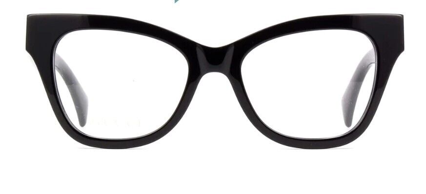 Gucci GG1133O 001  Shiny Black Cat-Eye with Gucci lettering Women's Eyeglasses