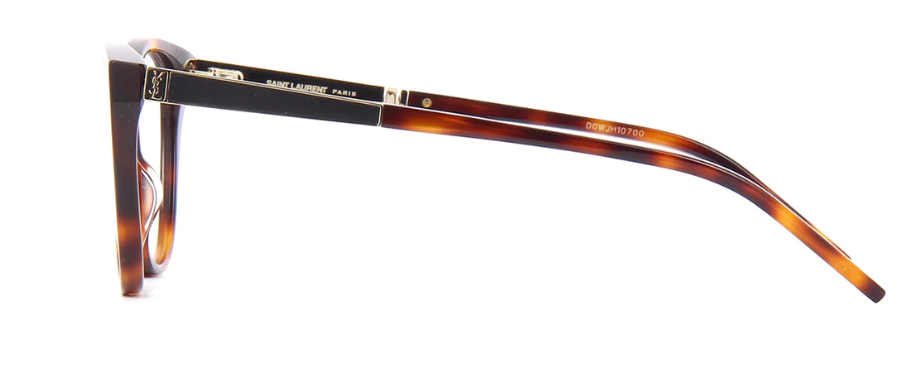 Saint Laurent SL M72 004 Havana/Gold Cat Eye Women Eyeglasses