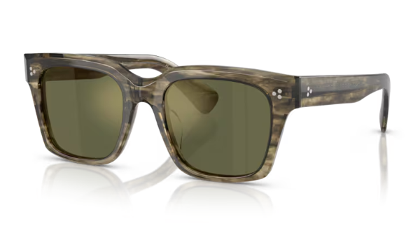 Oliver Peoples 0OV5564SU Ollice 1735O8 Soft Olive Bark G-15 Men's Sunglasses