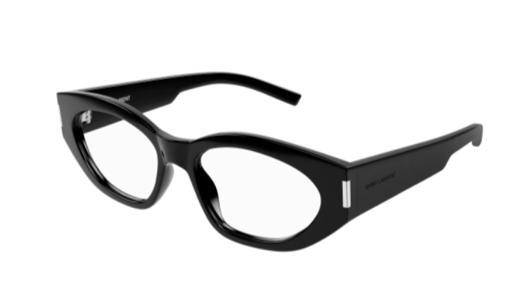 Saint Laurent SL 638 OPT 001 Black Oval  Women's Eyeglasses