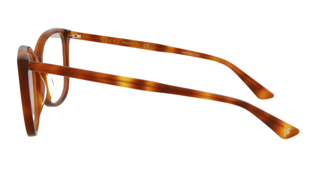 Gucci GG0026O 006 Brown Cat Eye Women's Eyeglasses