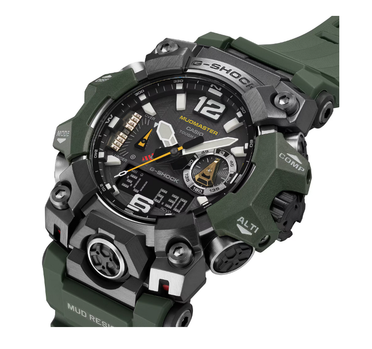 Casio G-Shock Master Of G-Land Mud Master Green Black Men's Watch GWGB1000-3A