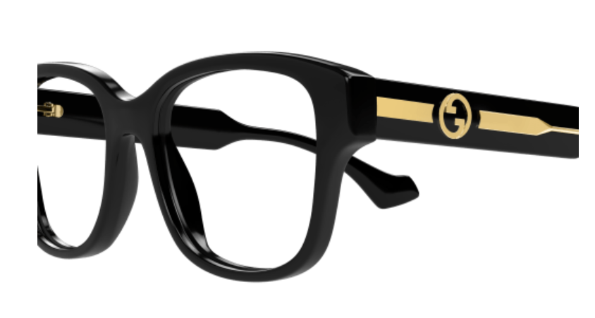 Gucci GG1775O 001 Black Square Women's Eyeglasses