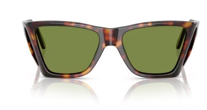 Persol 0PO0009 24/4E Havana/Green Rectangle Shaped Men's Sunglasses