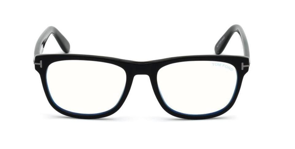 Tom Ford FT5662 -B 001 Black Square  Women's Eyeglasses