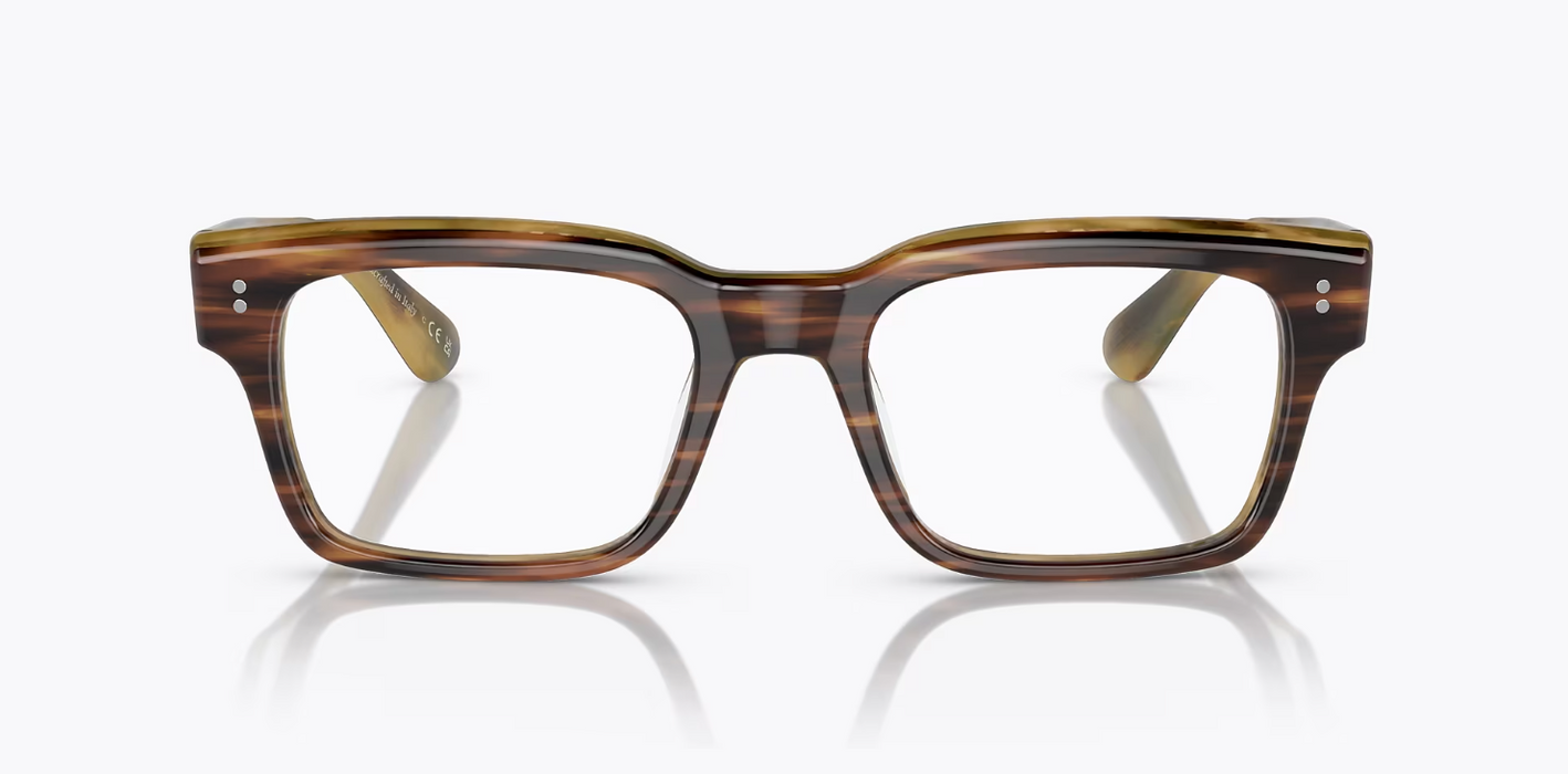 Oliver Peoples 0OV5470 Hollins 1310 Amaretto/Striped Honey Men's Eyeglasses