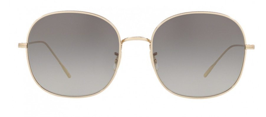 Oliver Peoples OV1255S 50353C Soft Gold/Grey Gradient Round Women's Sunglasses