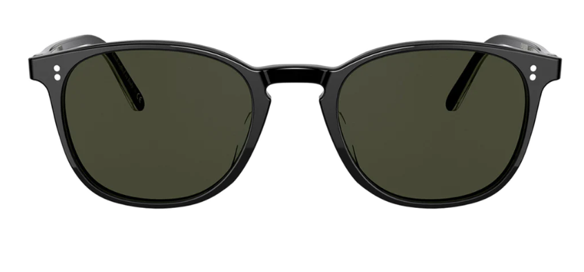 Oliver Peoples Finley VintageSun OV5397SU 1005/P1 Black/Green Women's Sunglasses