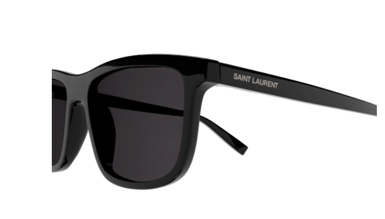 Saint Laurent SL 501 001 Black Square Men's Sunglasses