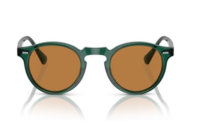 Oliver Peoples 0OV5217S Gregory Peck Sun 176353 Dark Teal/Cognac 47mm Sunglasses