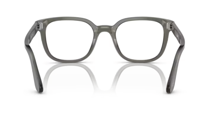 Persol 0PO 3263V 1103 Gray/Clear Round Men's Eyeglasses