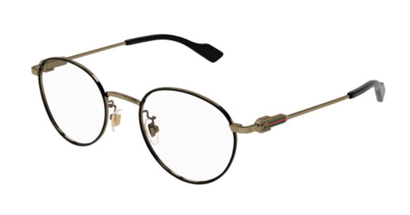 Gucci GG1613OJ 002 Gold Round Women's Eyeglasses