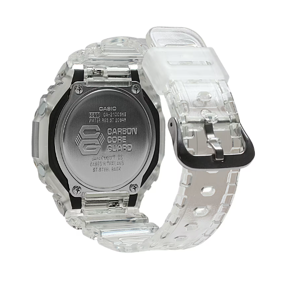 Casio G Shock GA-2100 Series Analog Digital Black Dial Men's Watch GA2100SKE-7A