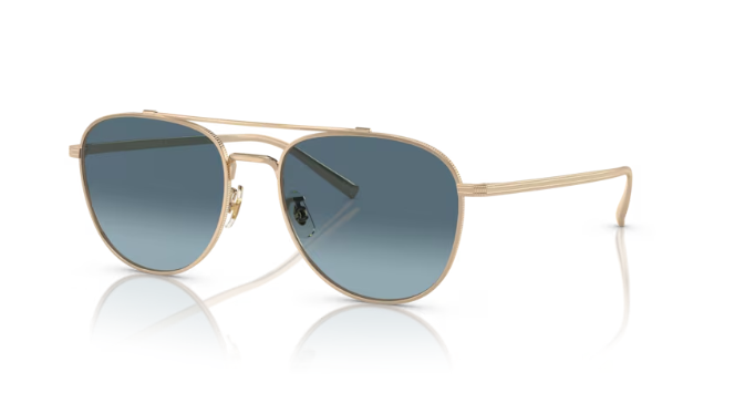 Oliver Peoples 0OV1335ST 5035Q8 Gold/Marine Gradient Soft Round Men's Sunglasses