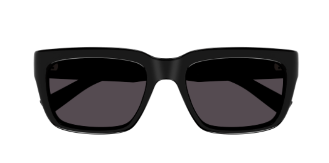 Saint Laurent SL 615 001 Black Square Men's Sunglasses