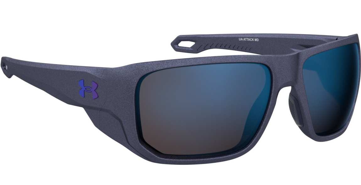 Under Armour UA ATTACK MD TZQ W1 Blue Metalic/Blue Multilayer Men's Sunglasses