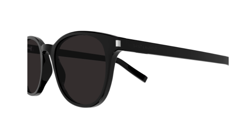 Saint Laurent SL 527 ZOE 001 Black Square Men's Sunglasses