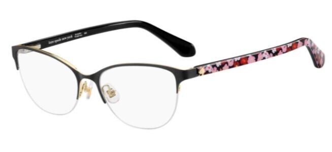 Kate Spade  Adalina I46 Black Gold Cat Eye Women's Eyeglasses