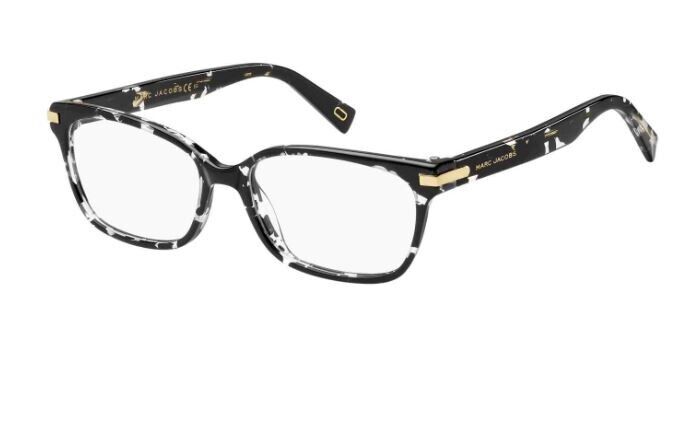 Marc-Jacobs MARC-190 09WZ/00 Havana Crystal Rectangle Women's Eyeglasses