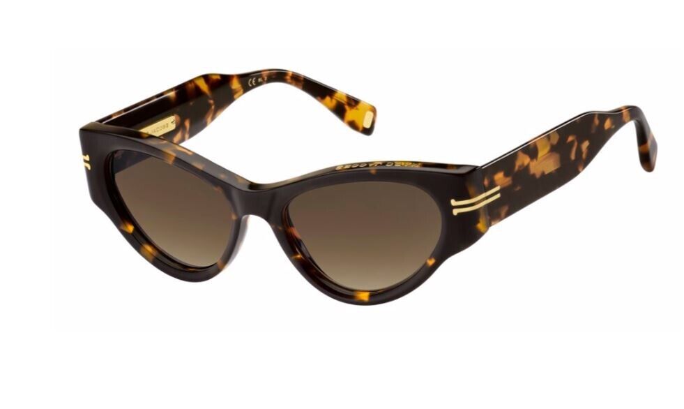 Marc Jacobs MJ/1045/S 0086/HA Havana/Brown Gradient Cat Eye Women's Sunglasses