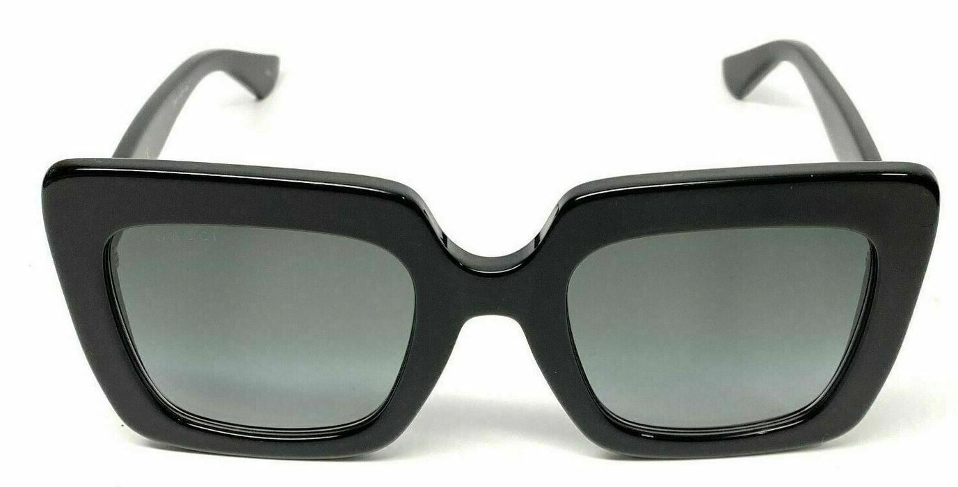 GUCCI GG0328S 001 Square Black Grey Gradient Oversized Women's Sunglasses